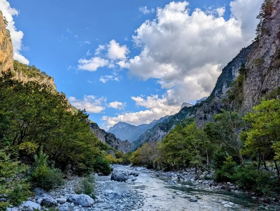 Το φαράγγι και ο ποταμός Αώος στην Κόνιτσα